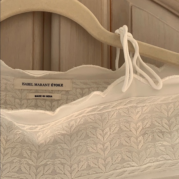 EUC Isabel Marant Étoile Flutter Sleeve Blouse - Picture 3 of 9